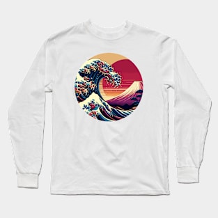 The Great Wave off Kanagawa - Japanese Long Sleeve T-Shirt